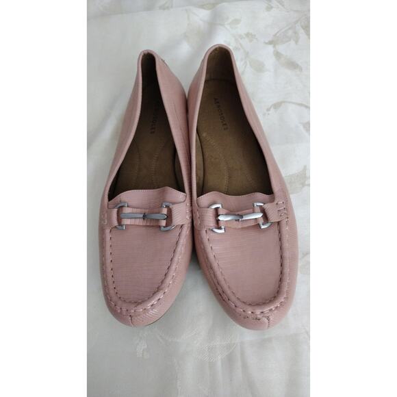 Aerosoles Shoes Womens Size 12 Pink Driving Loafers Horsebit Slip On Comfort - Picture 1 of 7